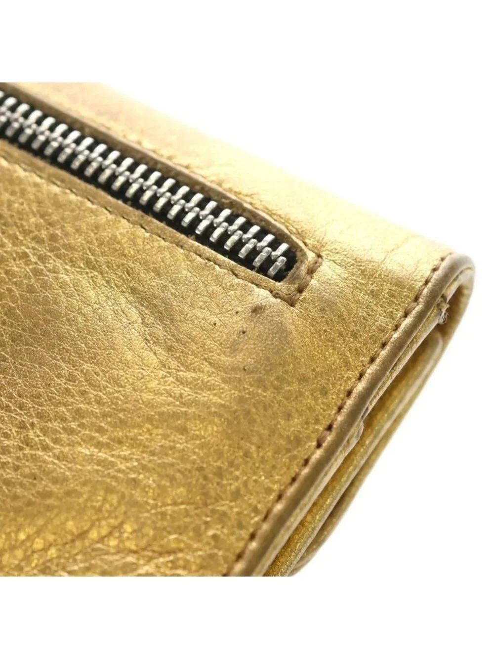 Chrome Hearts Wave Ltd Miami Limited Leather Wallet Gold